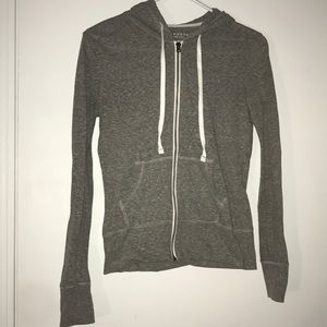 Aeropostale Grey Long Sleeve ZIP Up